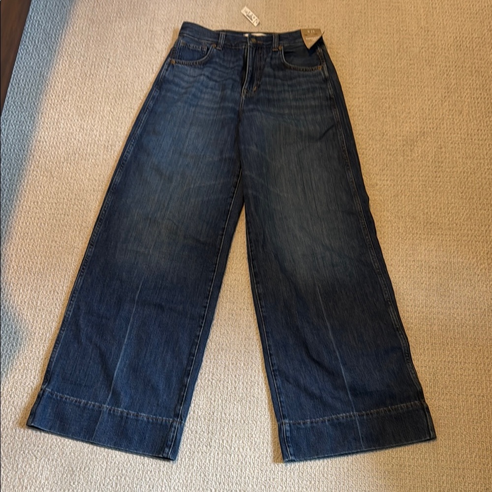 Madewell superwide leg jeans, sz 26, NwT